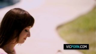 Busty milf Lexi Luna fucks outdoors with the pool guy