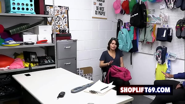 Rich girl Nicole Aria got caught shoplifting and fucked hard