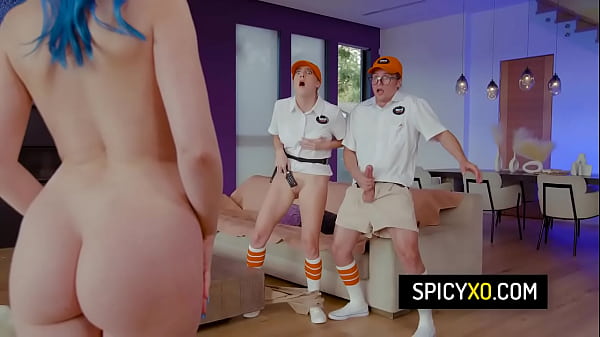 Busty milf seduce in threesome the tech nerds who came to fix her tv – Cadence Lux, Jewelz Blu