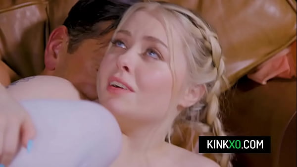 Petite teen Haley Spades loves playing with big dildos and tease her bf