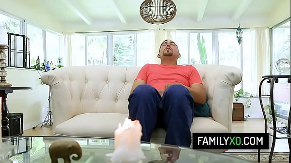 Slutty teen Aspen Romanoff fucking with boyfriend on grandpas walker